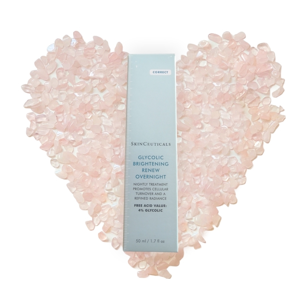 SkinCeuticals Glycolic Brightening Renew Overnight — Light Blue & Pink